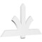 Ekena Millwork Redmond Architectural Grade PVC Gable Bracket, 60"W x 32 1/2"H x 2"D x 6"F, 13/12 Pitch GBP060X33X0206RED00 - alternate 1